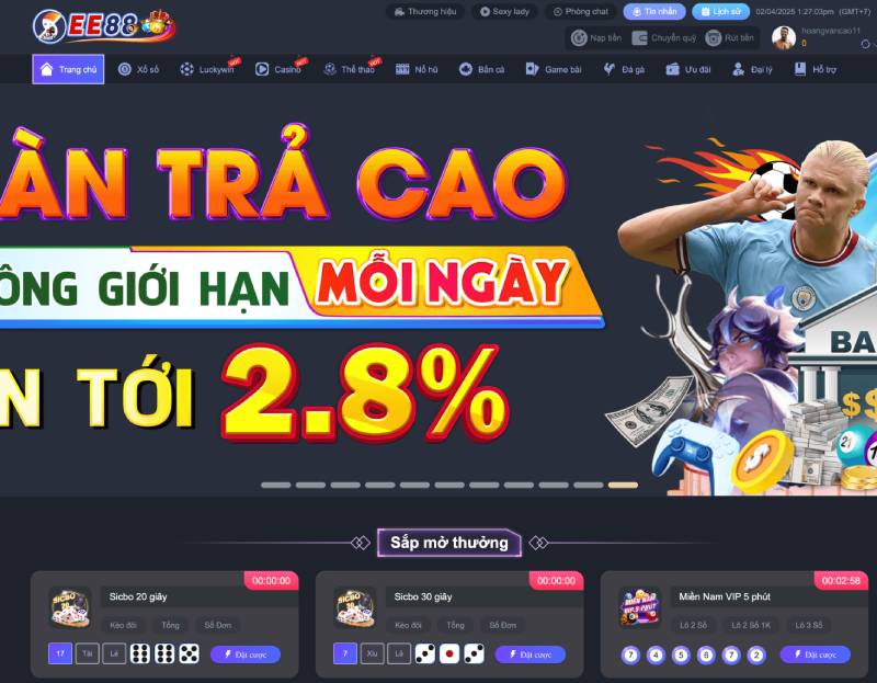 EE88 Pejcg - Nhà cái ee88 casino link đăng nhập trang chủ tháng 2025 tặng 88k 41 Giao diện tối ưu – Trải nghiệm thượng hạng không cần cài đặt
