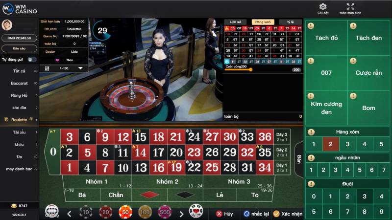Roulette – Vòng quay may mắn đậm chất châu Âu