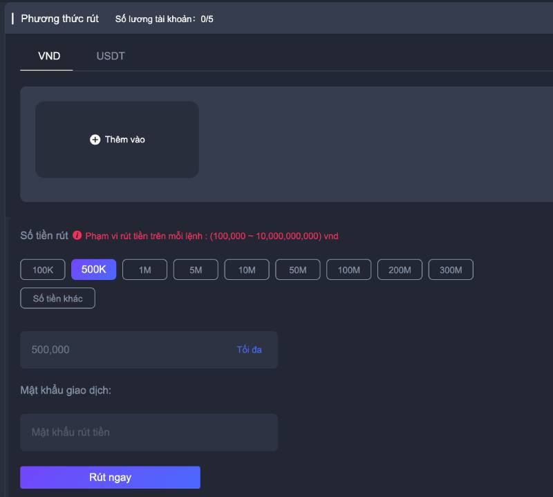 Xác nhận giao dịch