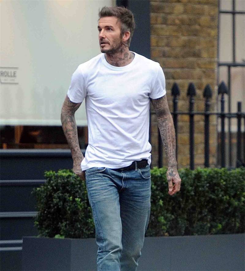 Top 5 Cầu Thủ Có Phong Cách Thời Trang Đỉnh, Thời Thượng 3 David Beckham style